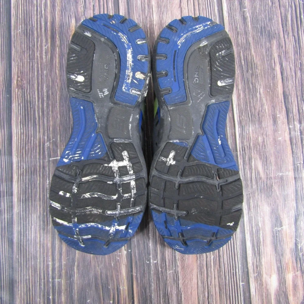 Brooks Ghost 15 Running Shoes Mens Size 11.5 Black Yellow Cushion 110393 1D 063